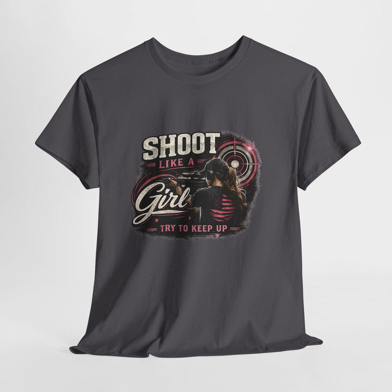 Shoot Like a Girl Tee | Targets Unlimited Back Graphic