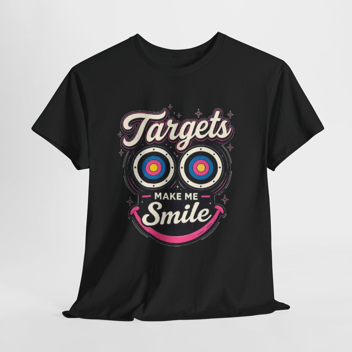 Targets Make Me Smile Tee | Archery Target Graphic T-Shirt