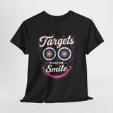 Targets Make Me Smile Tee | Archery Target Graphic T-Shirt — image 1