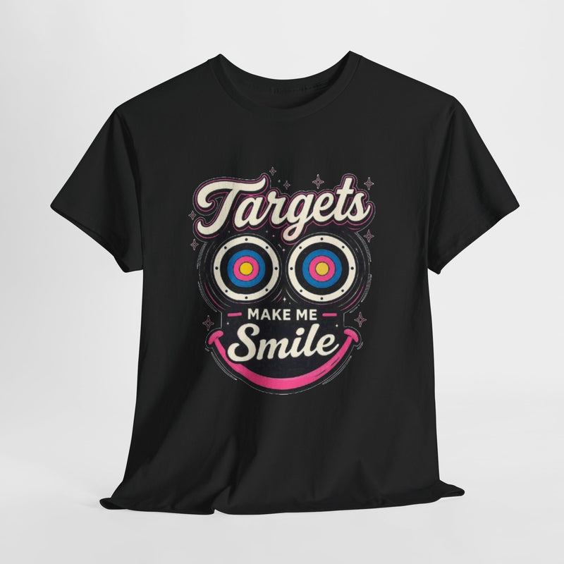 Targets Make Me Smile Tee | Archery Target Graphic T-Shirt