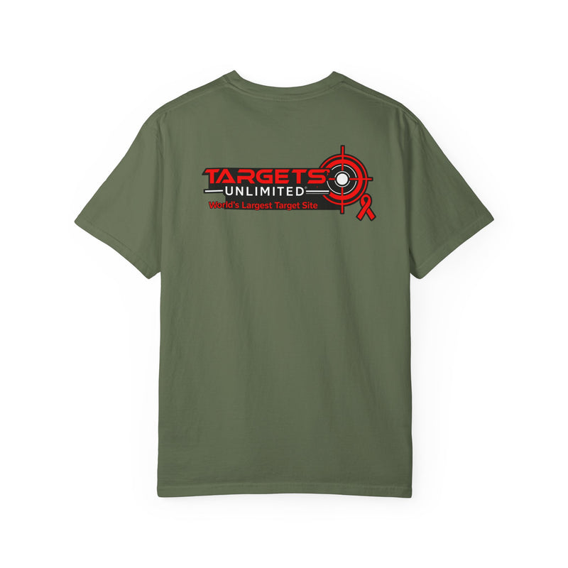 Live Free Cowboy Sunset T-shirt | Targets Unlimited Back Graphic