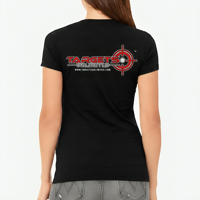 Shoot Like a Girl Tee | Targets Unlimited Back Graphic