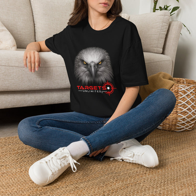 Intense Eagle Face T-Shirt | Fierce Bald Eagle Head Graphic