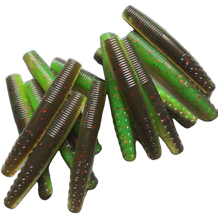 Butchers Baits NED 2.75" Finesse Plastic Fishing Worm (10 Pack)