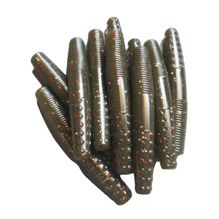 Butchers Baits NED 2.75" Finesse Plastic Fishing Worm (10 Pack)