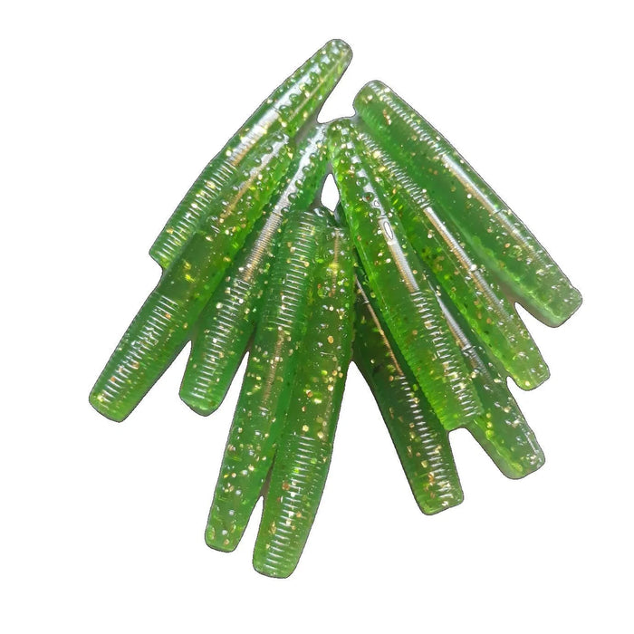 Butchers Baits NED 2.75" Finesse Plastic Fishing Worm (10 Pack)