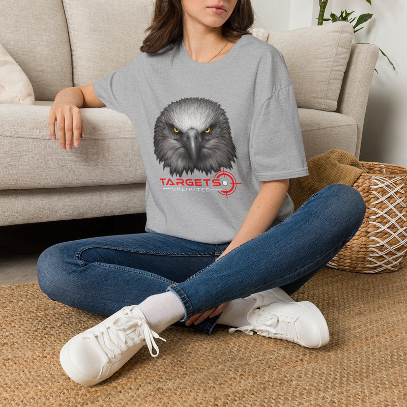Intense Eagle Face T-Shirt | Fierce Bald Eagle Head Graphic