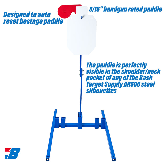 Bash Targets Top Post 2x4 Gong Hostage 5/16"