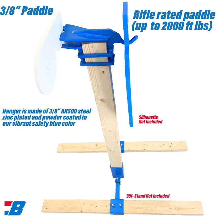 Bash Targets Top Post 2x4 Gong Hostage 3/8"