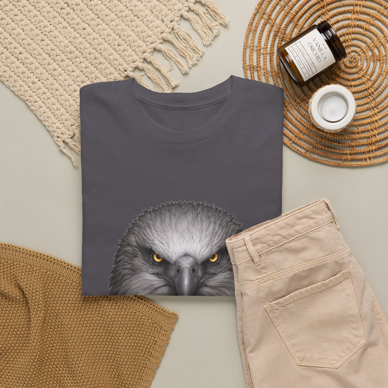 Intense Eagle Face T-Shirt | Fierce Bald Eagle Head Graphic