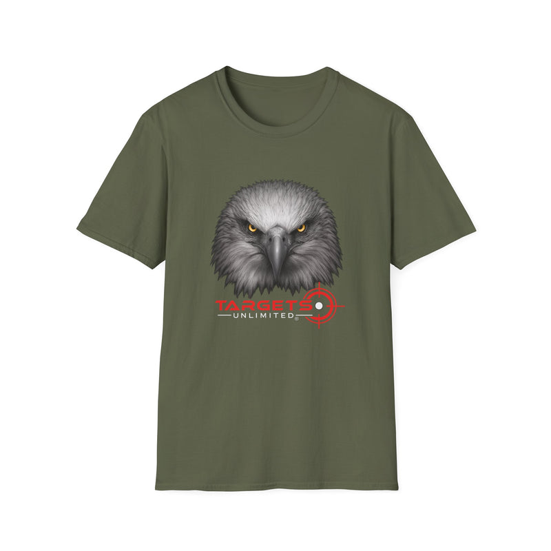 Intense Eagle Face T-Shirt | Fierce Bald Eagle Head Graphic