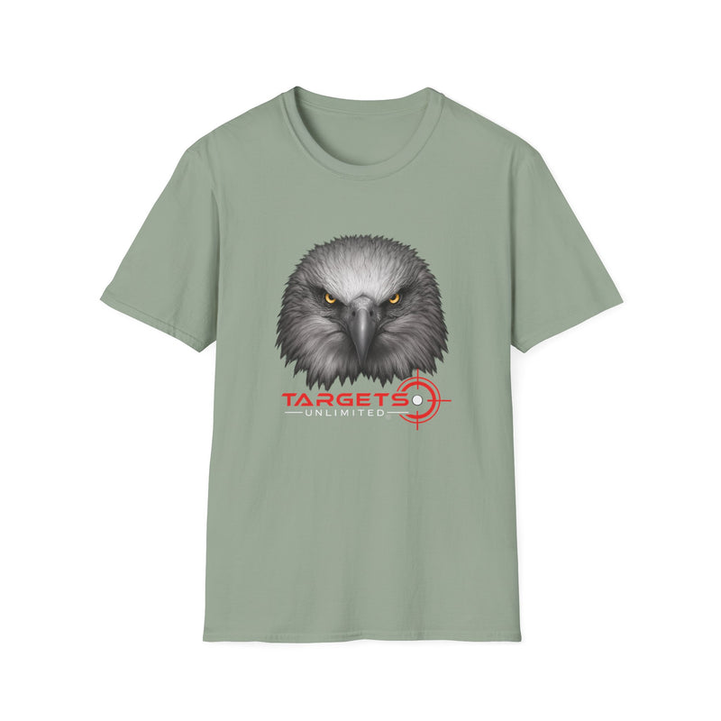 Intense Eagle Face T-Shirt | Fierce Bald Eagle Head Graphic