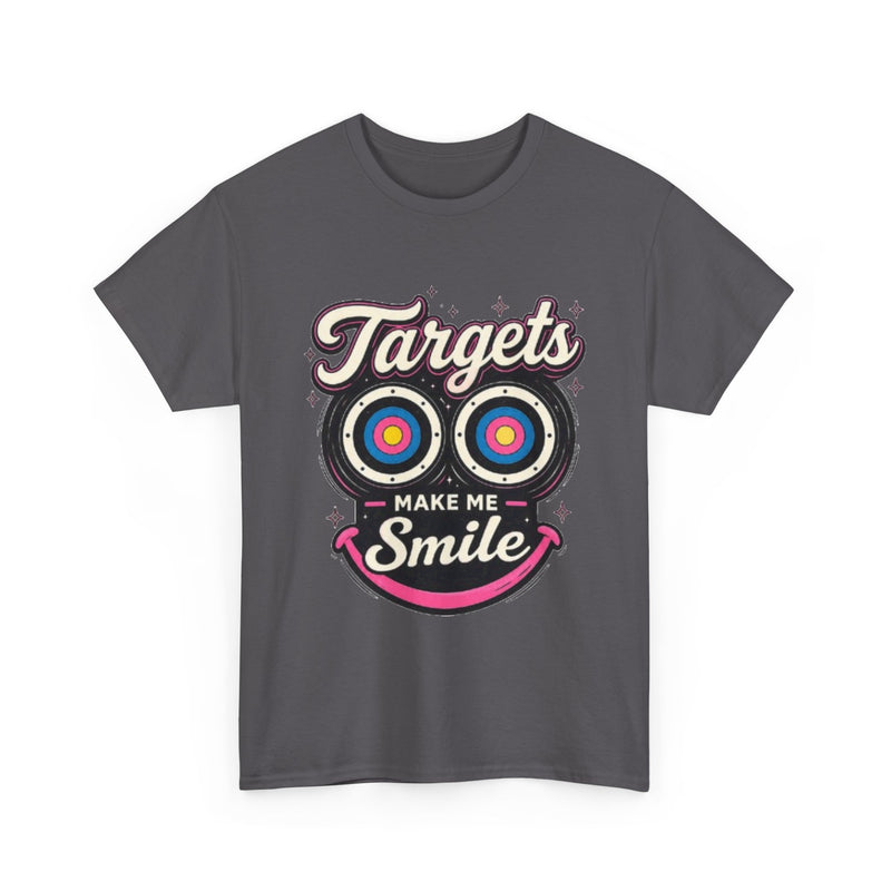 Targets Make Me Smile Tee | Archery Target Graphic T-Shirt