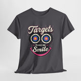 Targets Make Me Smile Tee | Archery Target Graphic T-Shirt — image 4