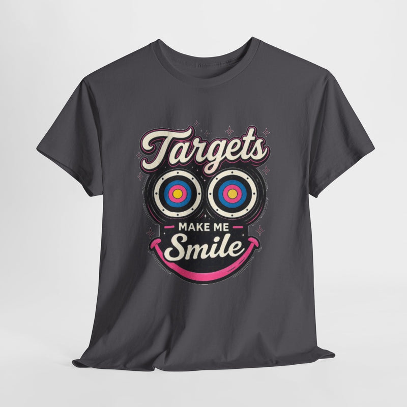 Targets Make Me Smile Tee | Archery Target Graphic T-Shirt