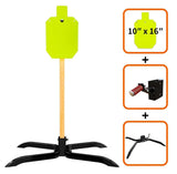 Top Tier Biz Target Stand System - AR500 Steel Target with 2x4 Mount Kit - 10x16 Silhouette — image 1