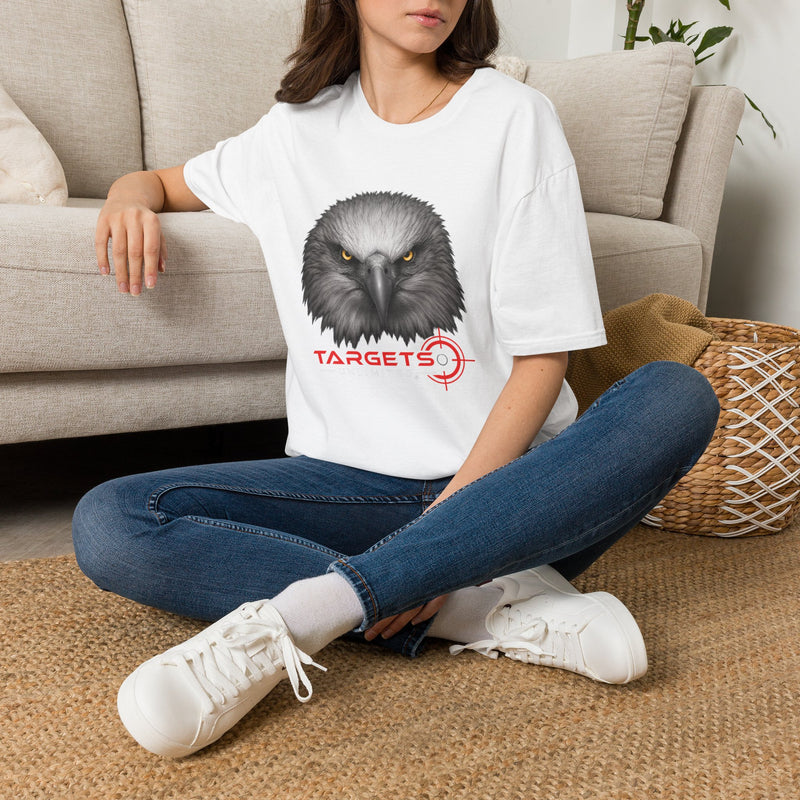 Intense Eagle Face T-Shirt | Fierce Bald Eagle Head Graphic