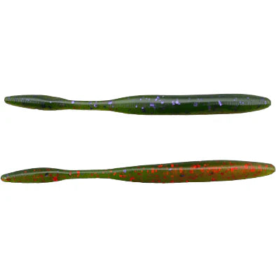 Butchers Baits Drop Shot 4.25" Plastic Worm Fishing Bait (10 Pack)