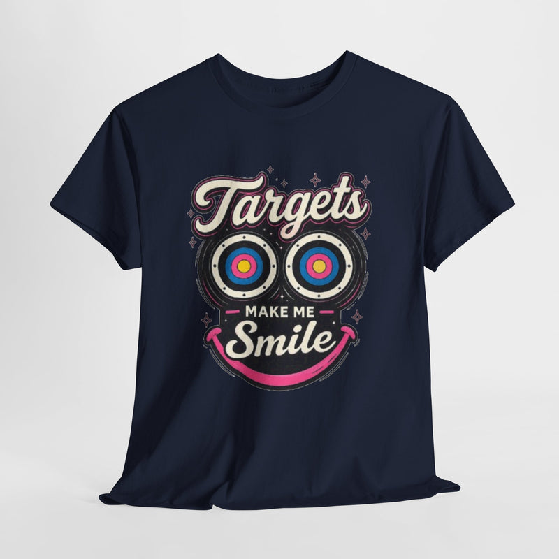 Targets Make Me Smile Tee | Archery Target Graphic T-Shirt
