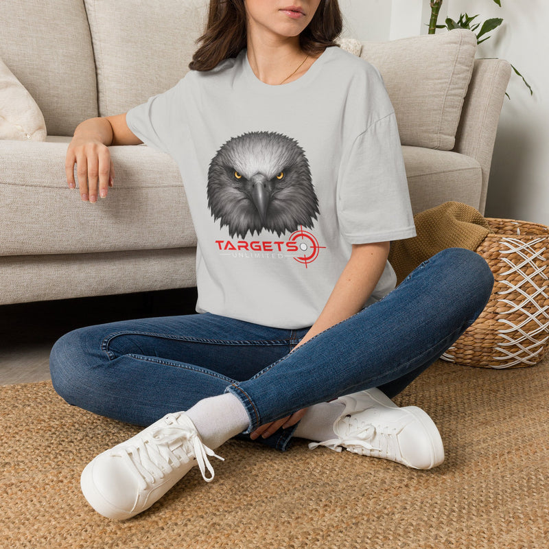 Intense Eagle Face T-Shirt | Fierce Bald Eagle Head Graphic