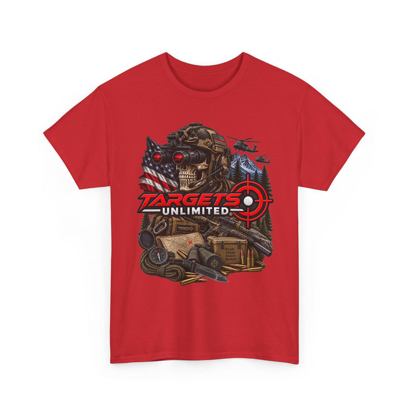 Targets Unlimited Graphic T‑Shirt — Tactical Hunting & Shooting Vibe