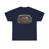 Honoring Our Heroes military memorial Tee | The Brave, American flag — image 4