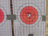 EZ2C Targets #5: Bullseye w 1" Grids for Sight-in 11"x17" USA MADE