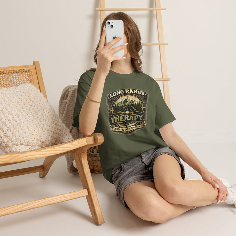 Long Range Therapy Hunting Tee | Targets Unlimited Back Graphic