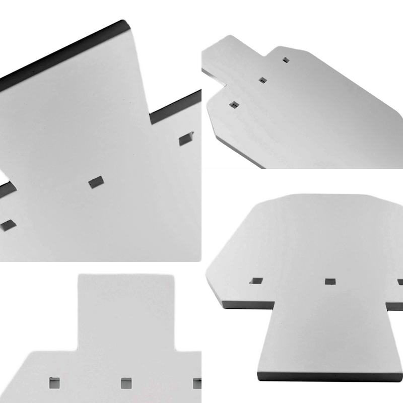 Silhouette Gong AR550 1/2" Thick, Powder Coated Gray