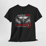 Targets Unlimited Eagle Tee — "Always Stay on Target" Shooting T‑Shirt — image 1