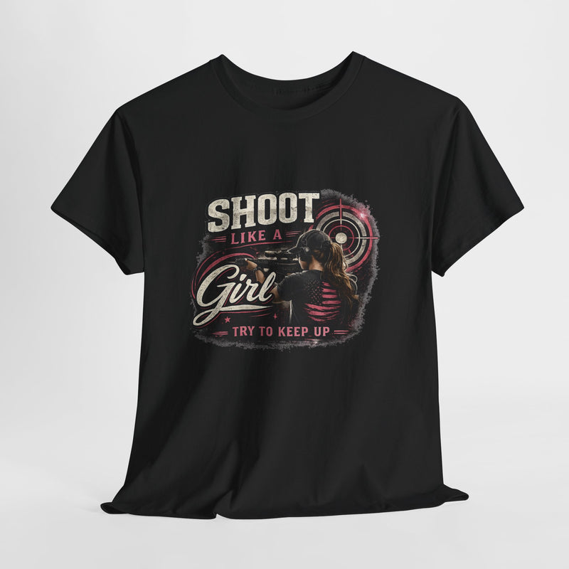 Shoot Like a Girl Tee | Targets Unlimited Back Graphic