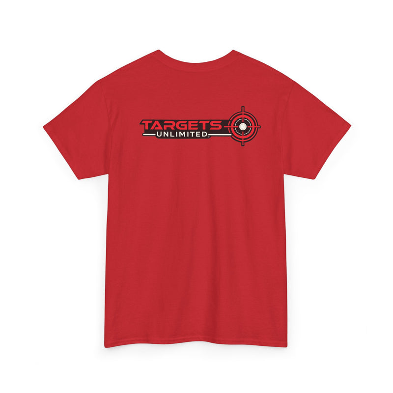 Pursue Excellence Archery & Shooting Tee | Targets Unlimited Back Graphic