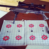 EZ2C Targets #7: Four Bullseye Plus Sight in 11”x17” Made in USA