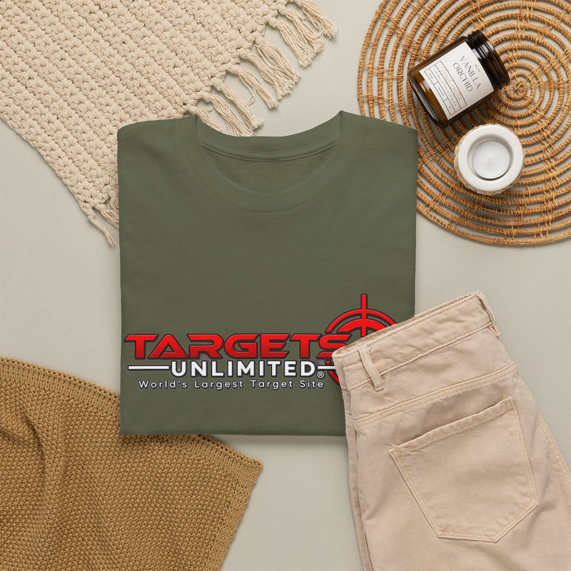 Targets Unlimited Logo T-Shirt — Shooting Range Target Tee