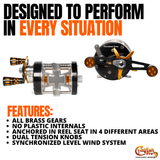 600CTS Round Baitcaster Rod and Reel Combo — image 6