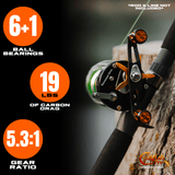 600CTS Round Baitcaster Rod and Reel Combo — image 5