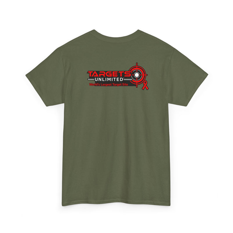 Live Free Cowboy Sunset T-shirt | Targets Unlimited Back Graphic