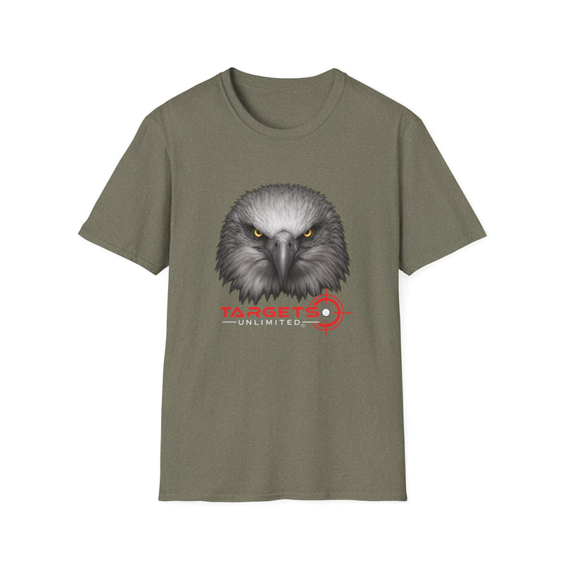 Intense Eagle Face T-Shirt | Fierce Bald Eagle Head Graphic