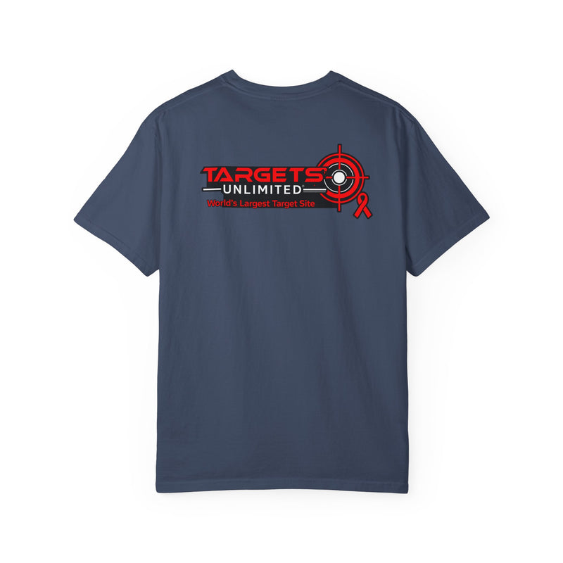 Live Free Cowboy Sunset T-shirt | Targets Unlimited Back Graphic