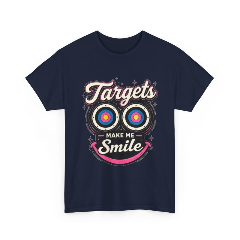 Targets Make Me Smile Tee | Archery Target Graphic T-Shirt