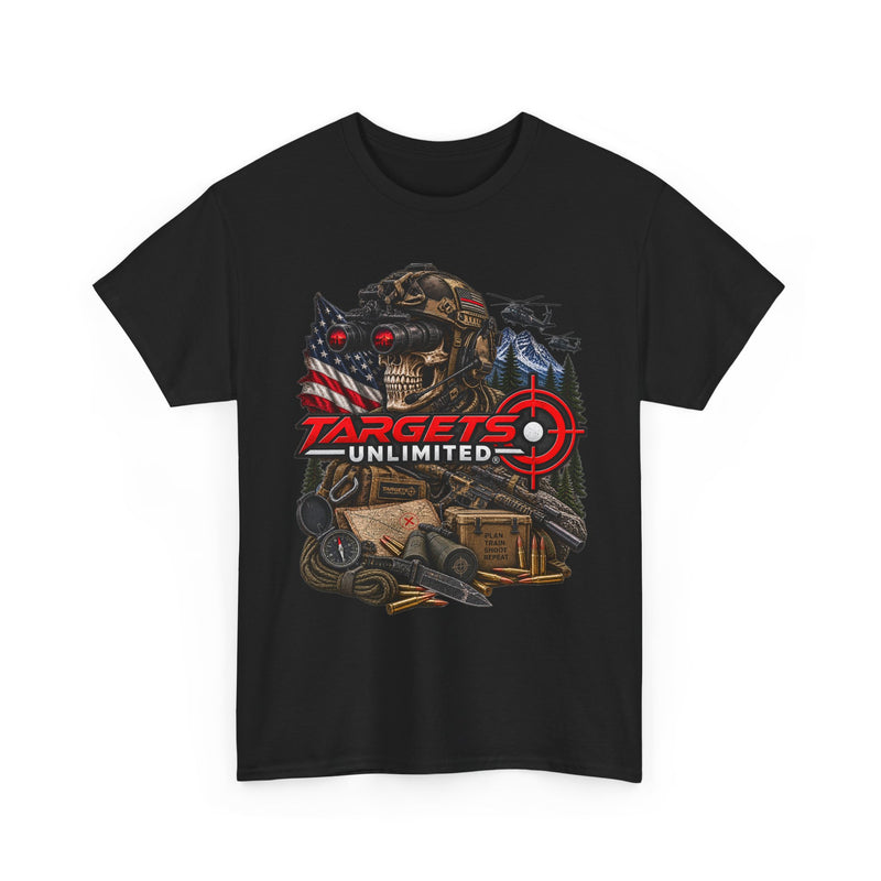 Targets Unlimited Graphic T‑Shirt — Tactical Hunting & Shooting Vibe