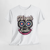 Targets Make Me Smile Tee | Archery Target Graphic T-Shirt — image 2
