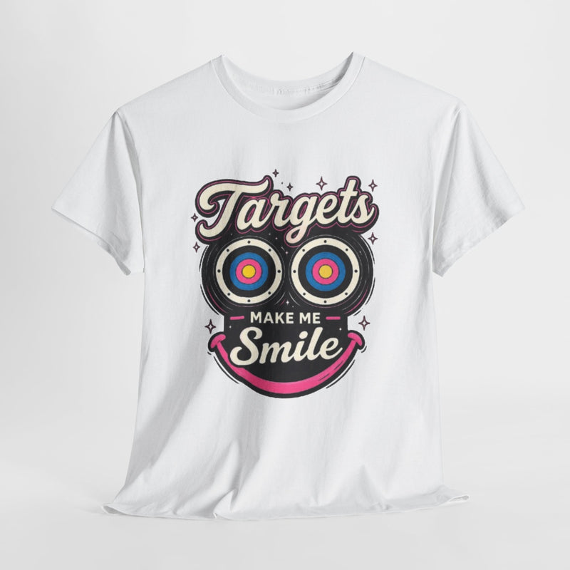 Targets Make Me Smile Tee | Archery Target Graphic T-Shirt