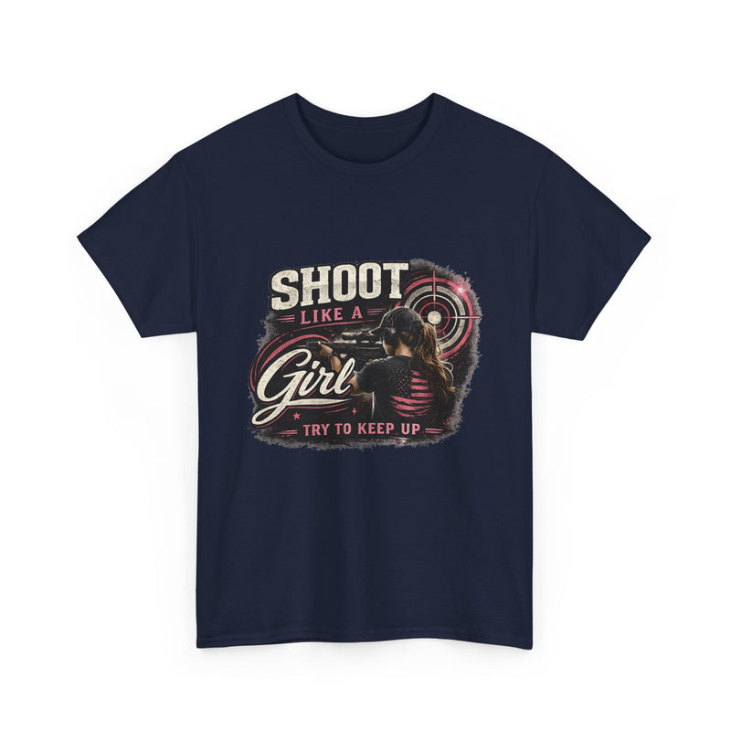 Shoot Like a Girl Tee | Targets Unlimited Back Graphic