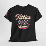 International Breast Cancer Awareness shirt | "Titties make me smile" Graphic — image 2