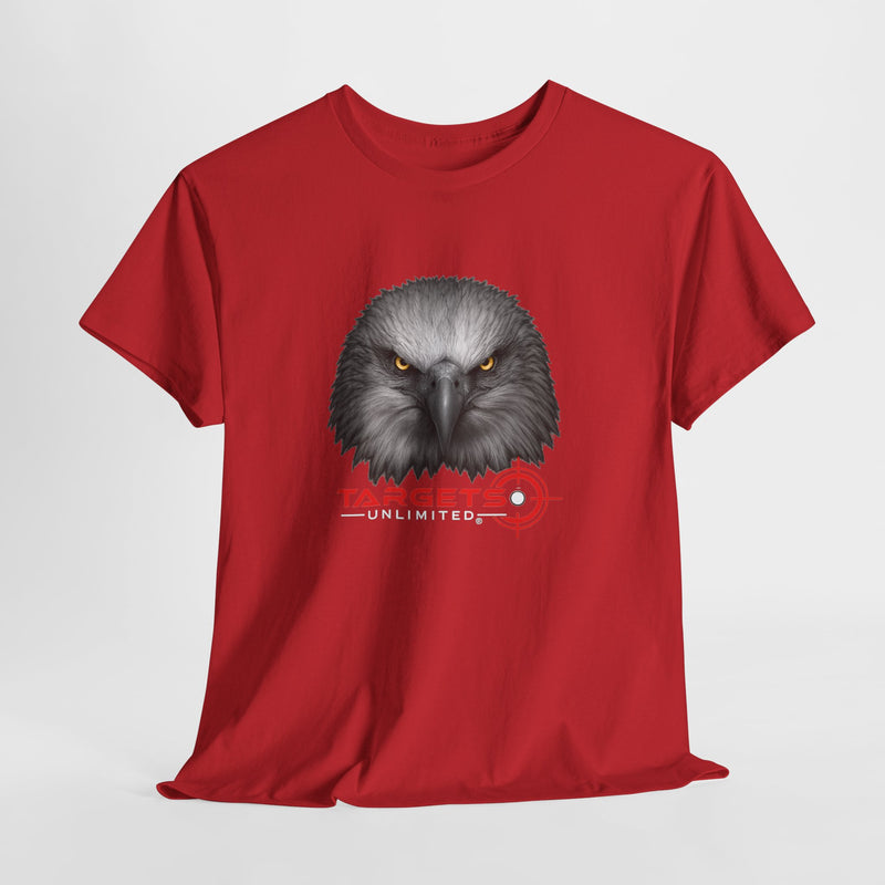 Intense Eagle Face T-Shirt | Fierce Bald Eagle Head Graphic