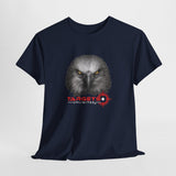 Intense Eagle Face T-Shirt | Fierce Bald Eagle Head Graphic — image 3