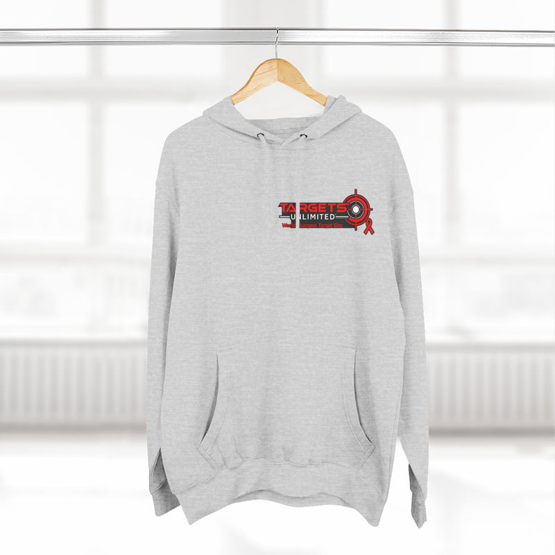 Three-Panel Fleece Hoodie