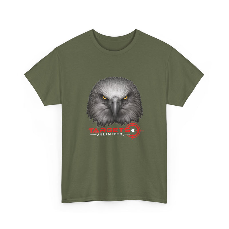 Intense Eagle Face T-Shirt | Fierce Bald Eagle Head Graphic