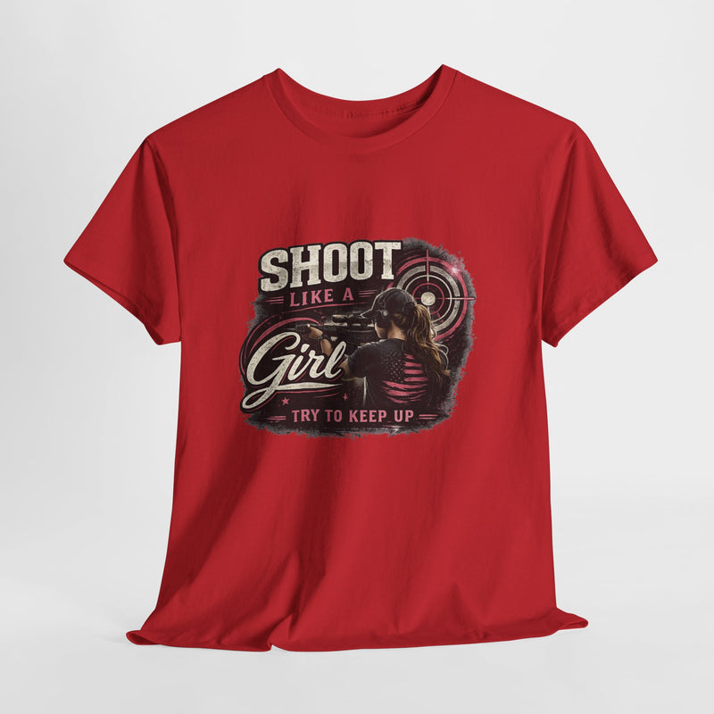 Shoot Like a Girl Tee | Targets Unlimited Back Graphic